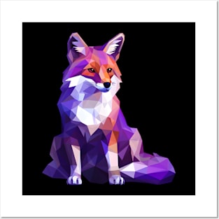 Purple Wolf Posters and Art